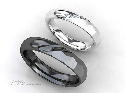 結婚指輪　ハンドメイド